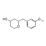 2-(3-Methoxybenzyl)tetrahydro-2H-pyran-4-ol