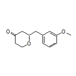 2-(3-Methoxybenzyl)dihydro-2H-pyran-4(3H)-one
