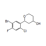 2-(5-Bromo-2-chloro-4-fluorophenyl)tetrahydro-2H-pyran-4-ol
