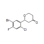 2-(5-Bromo-2-chloro-4-fluorophenyl)dihydro-2H-pyran-4(3H)-one