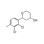 2-(2,3-Dichloro-4-methylphenyl)tetrahydro-2H-pyran-4-ol