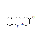 2-(2-Fluorobenzyl)tetrahydro-2H-pyran-4-ol