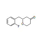 2-(2-Fluorobenzyl)dihydro-2H-pyran-4(3H)-one