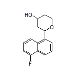 2-(5-Fluoronaphthalen-1-yl)tetrahydro-2H-pyran-4-ol