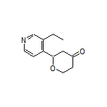 2-(3-Ethylpyridin-4-yl)dihydro-2H-pyran-4(3H)-one