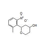 2-(2-Methyl-6-nitrophenyl)tetrahydro-2H-pyran-4-ol