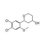 2-(4,5-Dichloro-2-methoxyphenyl)tetrahydro-2H-pyran-4-ol
