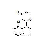 2-(8-Chloronaphthalen-1-yl)dihydro-2H-pyran-4(3H)-one