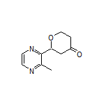 2-(3-Methylpyrazin-2-yl)dihydro-2H-pyran-4(3H)-one