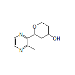 2-(3-Methylpyrazin-2-yl)tetrahydro-2H-pyran-4-ol