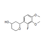 2-(2-Fluoro-3,4-dimethoxyphenyl)tetrahydro-2H-pyran-4-ol