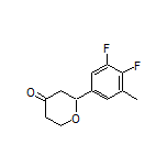 2-(3,4-Difluoro-5-methylphenyl)dihydro-2H-pyran-4(3H)-one