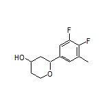 2-(3,4-Difluoro-5-methylphenyl)tetrahydro-2H-pyran-4-ol