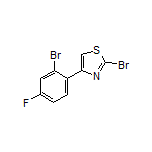 2-Bromo-4-(2-bromo-4-fluorophenyl)thiazole