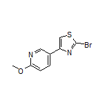 2-Bromo-4-(6-methoxy-3-pyridyl)thiazole