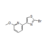 2-Bromo-4-(6-methoxypyridin-2-yl)thiazole