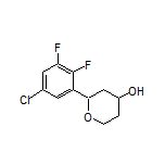 2-(5-Chloro-2,3-difluorophenyl)tetrahydro-2H-pyran-4-ol