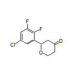 2-(5-Chloro-2,3-difluorophenyl)dihydro-2H-pyran-4(3H)-one