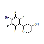 2-(4-Bromo-2,3,5,6-tetrafluorophenyl)tetrahydro-2H-pyran-4-ol