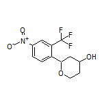 2-[4-Nitro-2-(trifluoromethyl)phenyl]tetrahydro-2H-pyran-4-ol