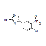 2-Bromo-4-(4-chloro-3-nitrophenyl)thiazole