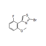 2-Bromo-4-(2-fluoro-6-methoxyphenyl)thiazole
