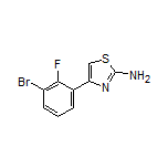 4-(3-Bromo-2-fluorophenyl)thiazol-2-amine