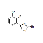 2-Bromo-4-(3-bromo-2-fluorophenyl)thiazole