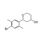 2-(4-Bromo-2,5-dimethylphenyl)tetrahydro-2H-pyran-4-ol