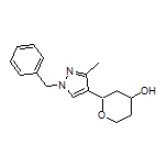 2-(1-Benzyl-3-methyl-1H-pyrazol-4-yl)tetrahydro-2H-pyran-4-ol