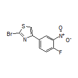 2-Bromo-4-(4-fluoro-3-nitrophenyl)thiazole