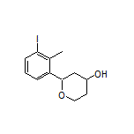 2-(3-Iodo-2-methylphenyl)tetrahydro-2H-pyran-4-ol