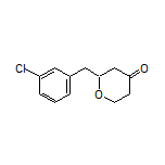 2-(3-Chlorobenzyl)dihydro-2H-pyran-4(3H)-one
