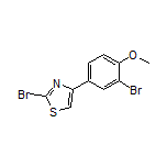 2-Bromo-4-(3-bromo-4-methoxyphenyl)thiazole