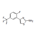 4-[2-Fluoro-5-(trifluoromethyl)phenyl]thiazol-2-amine