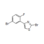 2-Bromo-4-(5-bromo-2-fluorophenyl)thiazole
