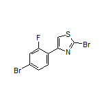 2-Bromo-4-(4-bromo-2-fluorophenyl)thiazole