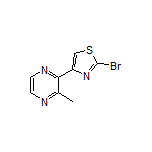 2-Bromo-4-(3-methylpyrazin-2-yl)thiazole