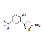 4-[2-Chloro-5-(trifluoromethyl)phenyl]thiazol-2-amine