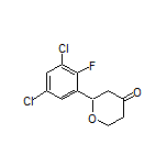 2-(3,5-Dichloro-2-fluorophenyl)dihydro-2H-pyran-4(3H)-one