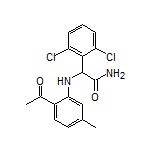2-[(2-Acetyl-5-methylphenyl)amino]-2-(2,6-dichlorophenyl)acetamide