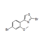 2-Bromo-4-(4-bromo-2-methoxyphenyl)thiazole
