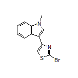 2-Bromo-4-(1-methyl-3-indolyl)thiazole