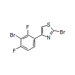 2-Bromo-4-(3-bromo-2,4-difluorophenyl)thiazole
