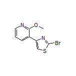 2-Bromo-4-(2-methoxypyridin-3-yl)thiazole