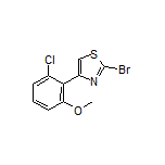 2-Bromo-4-(2-chloro-6-methoxyphenyl)thiazole