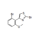 2-Bromo-4-(2-bromo-6-methoxyphenyl)thiazole