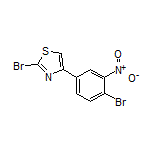 2-Bromo-4-(4-bromo-3-nitrophenyl)thiazole