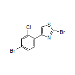 2-Bromo-4-(4-bromo-2-chlorophenyl)thiazole