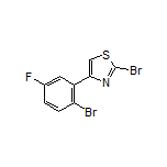 2-Bromo-4-(2-bromo-5-fluorophenyl)thiazole